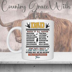 Dad Quote Ceramic Coffee Mug Tea Cup